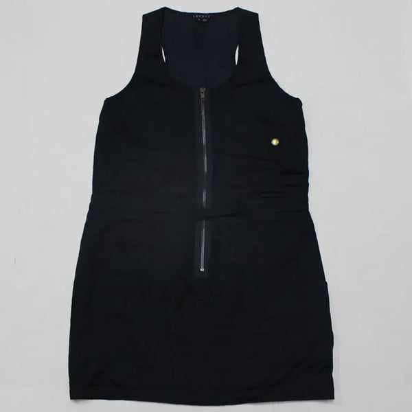 [BUNJANG] Theory Sleeveless Linen Blend Dress Black Size 2 (55) / 띠어리 55사이즈 모시 민소매 원피스 좋음/M01