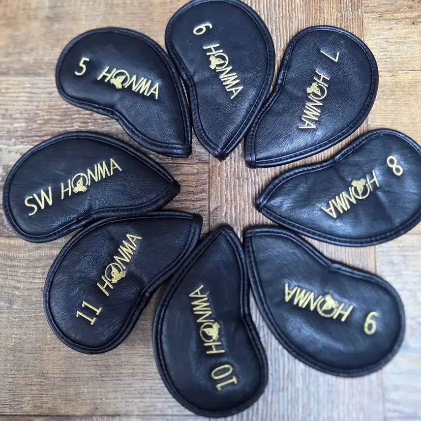 [BUNJANG] Honma Genuine Leather Iron Cover Set / 혼마 아이언 커버 (정품)