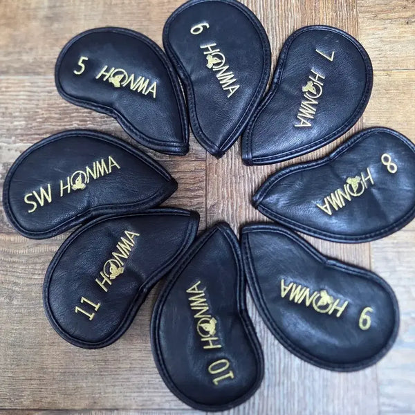 [BUNJANG] Honma Genuine Leather Iron Cover Set / 혼마 아이언 커버 (정품)