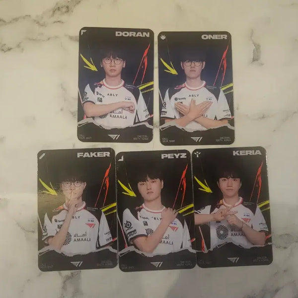 [BUNJANG] T1 MSI Photocard & Postcard Set (5 types) / t1 msi  포토카드 엽서 5종  soop 포토카드 5종세트