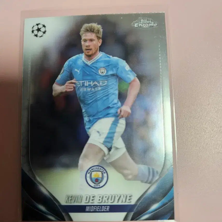[BUNJANG] Kevin De Bruyne 2024 Topps Chrome Base Soccer Card / 축구)케빈 더 브라위너 2024 탑스크롬 Base
