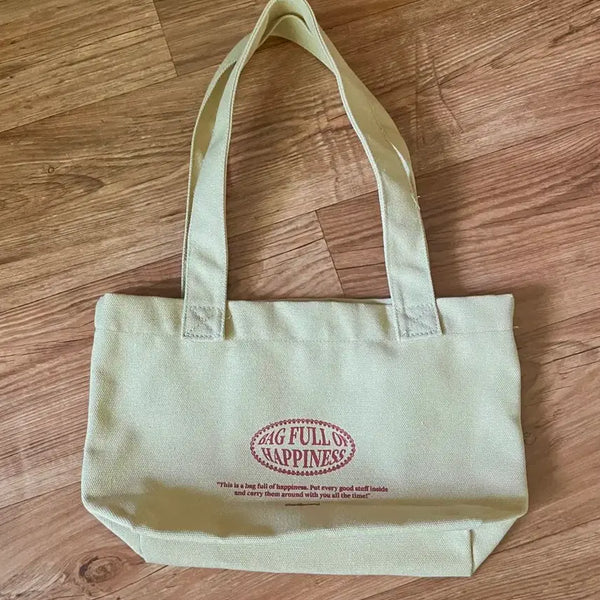 [BUNJANG] Worsword Mini Eco Bag Beige / 워스워드 미니 에코백 베이지 색상