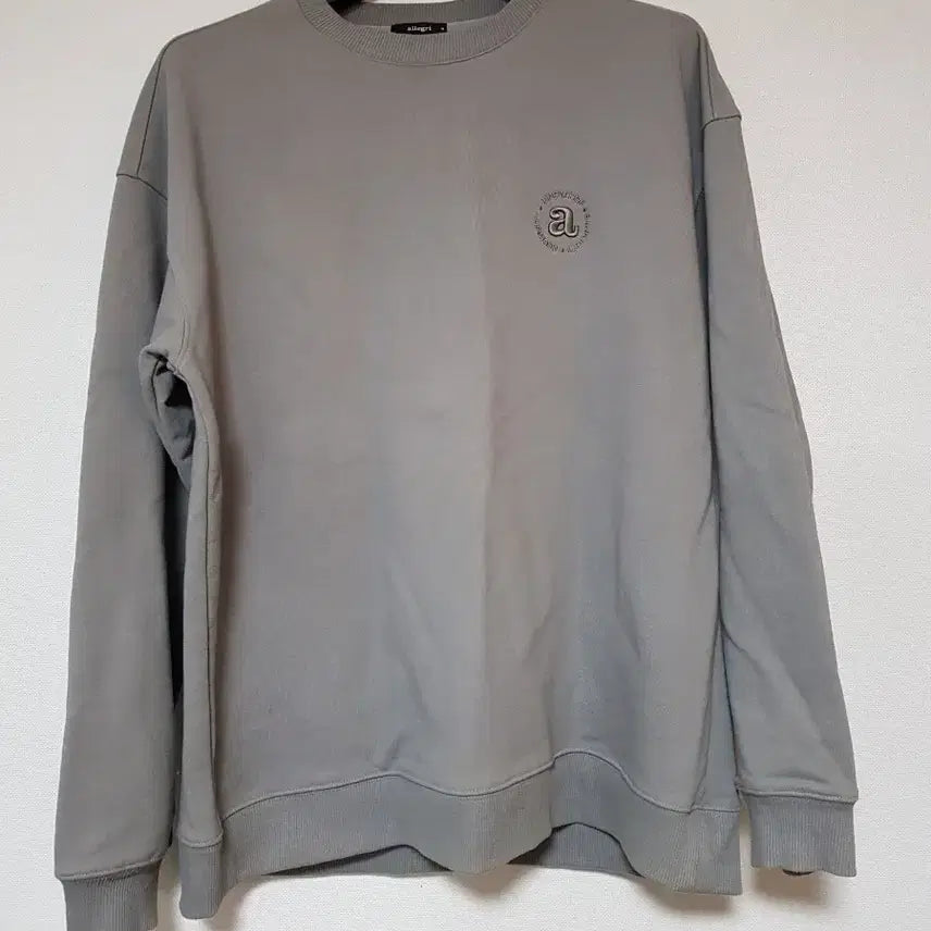 [BUNJANG] Allegri Sweatshirt Grey M Size / 알레그리 맨투맨
