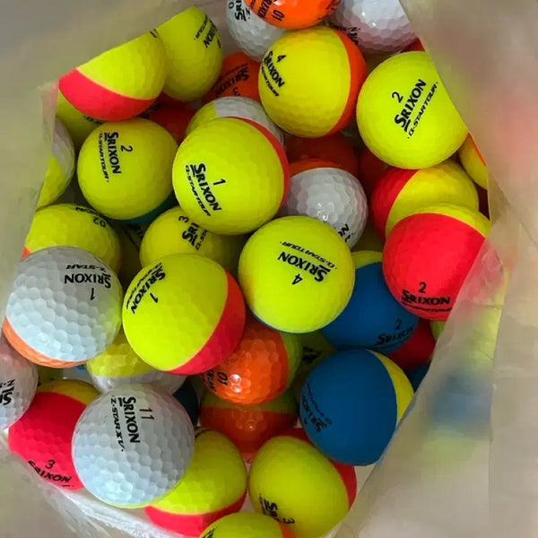 [BUNJANG] Srixon Divide Lost Ball Mixed Set (60 Balls) / 스릭슨 디바이드 로스트볼 a/a- 혼합 60구