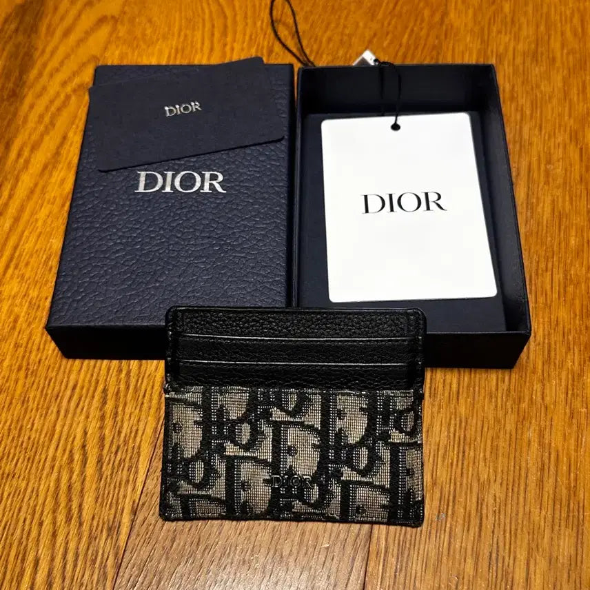 [BUNJANG] Dior Oblique Jacquard Card Holder / 디올 오블리크 자카드 카드지갑
