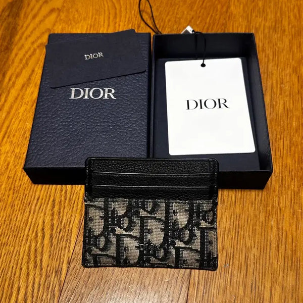 [BUNJANG] Dior Oblique Jacquard Card Holder / 디올 오블리크 자카드 카드지갑