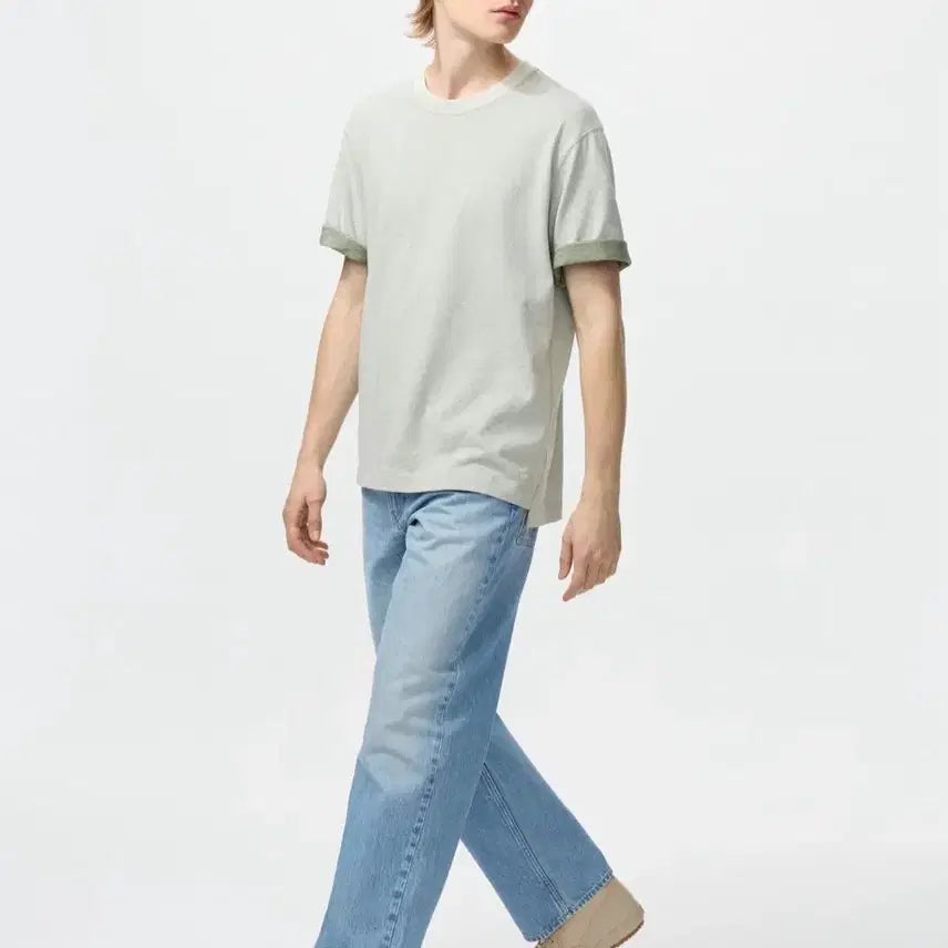 [BUNJANG] Uniqlo JW Anderson Collaboration Straight Jeans (Long Length) / 유니클로 jw 63블루 스트레이트진 (긴기장)