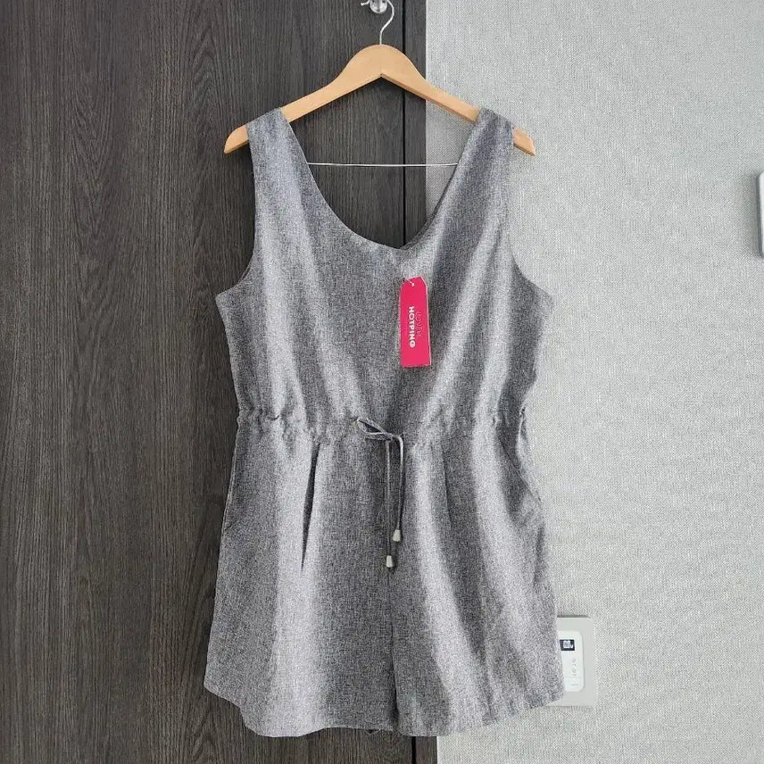 [BUNJANG] Hotping Linen Blend Jumpsuit Size 3 (66-77) / 새상품)) 핫핑 린넨 점프슈트 66~77