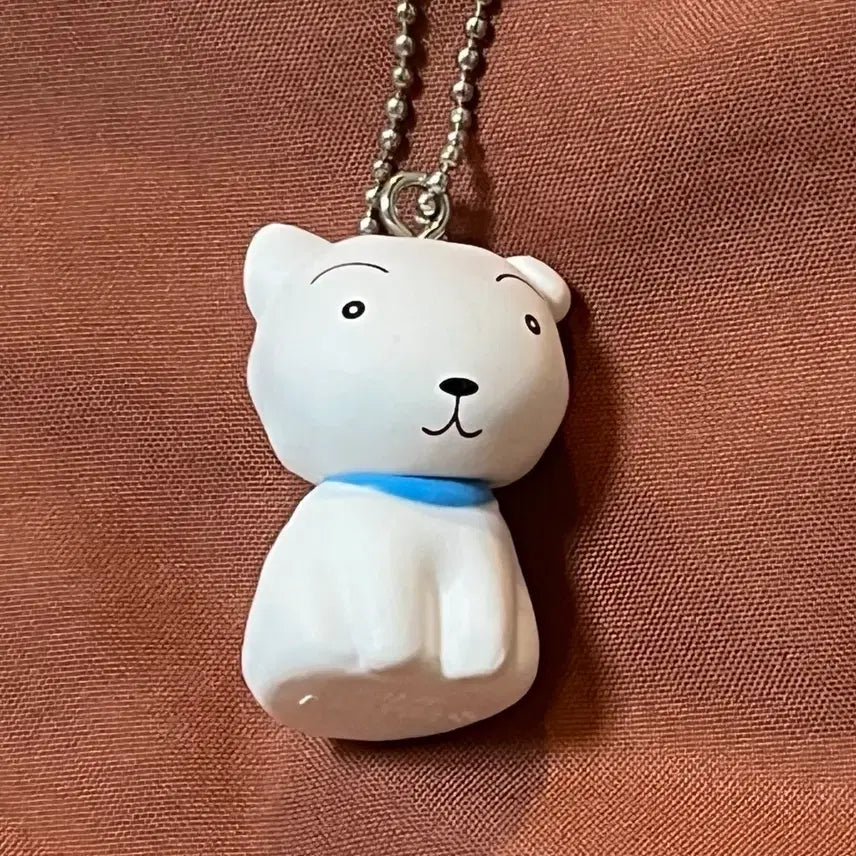 [BUNJANG] Shin-chan (Crayon Shin-chan) Shiro (Snowy Dog) Gacha Figure Keychain / 단순개봉) 짱구 흰둥이 쿠지 가챠 피규어 키링