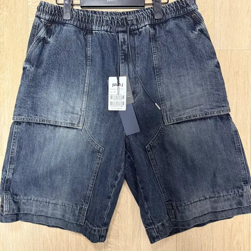 [BUNJANG] Juun.J Denim Carpenter Shorts - Blue (Size 48) / [새상품] 준지 데님 카펜터 쇼츠 48 블루