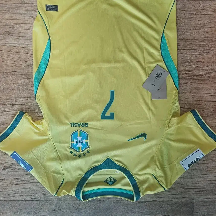 [BUNJANG] Brazil 2026 Stadium Dry-Fit Replica Football Jersey Vinicius #7 / 브라질 2026 유니폼 스타디움 드라이핏 레플리카