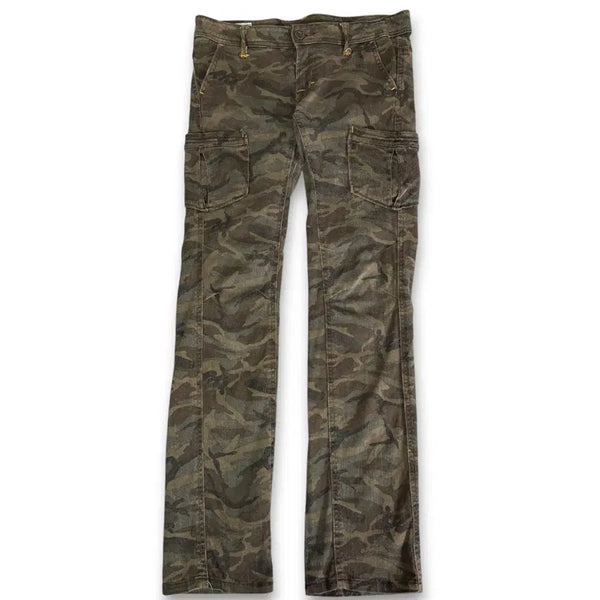 [BUNJANG] Betty Smith Low Rise Camo Slim Fit Cotton Pants L / JPN 베티스미스 로우라이즈 카모 슬림핏 코튼팬츠 L