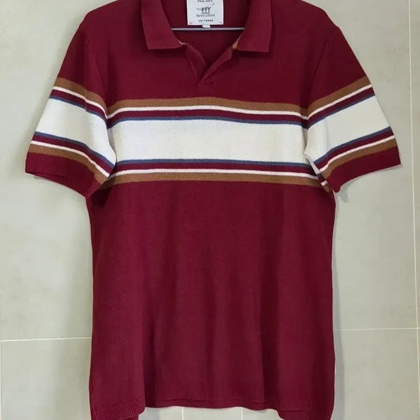 [BUNJANG] Henry Cotton Caravan Short Sleeve Knit - Size 100 / 헨리코튼 카라반팔니트 100사이즈상태최상택포