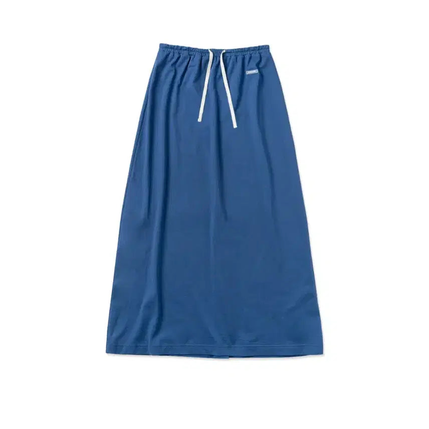 [BUNJANG] Without Summer Jersey Long Skirt - Blue / 구해욤) 위드아웃썸머 Jersey long skirt_blue