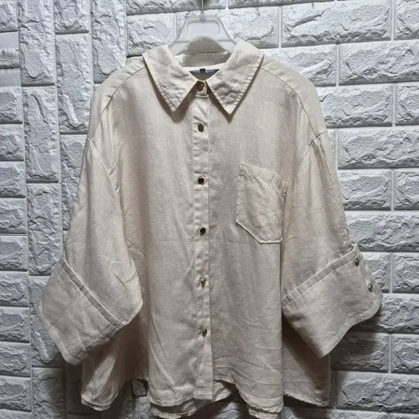 [BUNJANG] LBL 100% Linen Loose Fit Jacket Beige / LBL 린넨100 루즈핏 자켓 베이지88