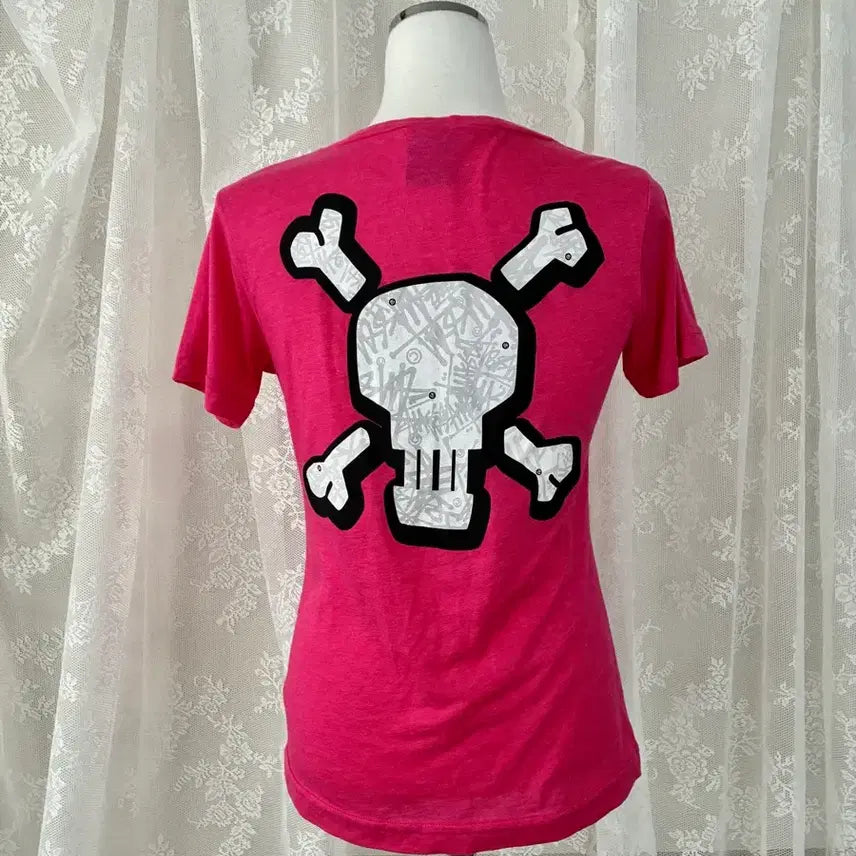 [BUNJANG] Stussy Archive Vintage Short Sleeve T-Shirt Pink / S) 스투시 아카이브 빈티지 반팔 티셔츠 핑크