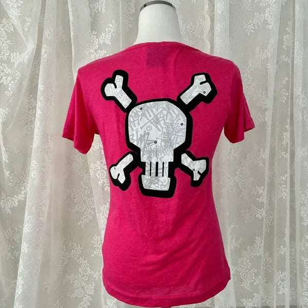 [BUNJANG] Stussy Archive Vintage Short Sleeve T-Shirt Pink / S) 스투시 아카이브 빈티지 반팔 티셔츠 핑크