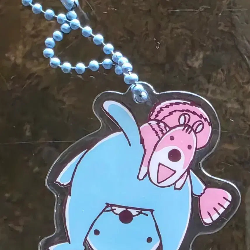 [BUNJANG] Bonobono Porori Acrylic Keyring / 보노보노 포로리 아크릴키링