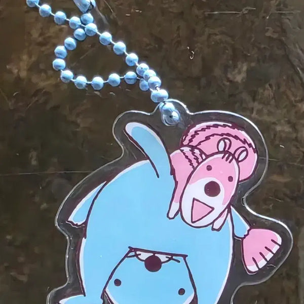 [BUNJANG] Bonobono Porori Acrylic Keyring / 보노보노 포로리 아크릴키링