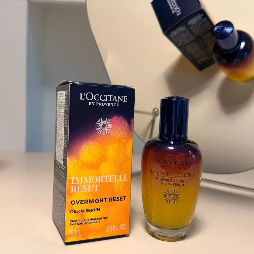 [BUNJANG] L'Occitane Immortelle Reset Overnight Reset Serum 75ml / 록시땅 이모르뗄 리셋 오버나이트 오일 인 세럼 75ml