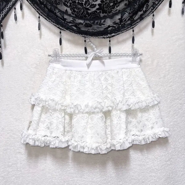 [BUNJANG] Roni Romantic Gal Lace Frill Tutu Skirt / roni 로니 로맨틱갸루 로걀 달천 레이스프릴 스커트 튜튜 캉캉 핀터