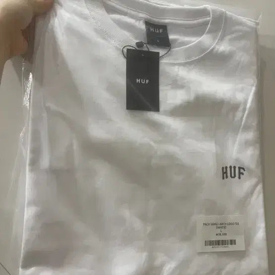 [BUNJANG] HUF Short Sleeve T-Shirt White Size L / HUF 반팔티 화이트 L 사이즈
