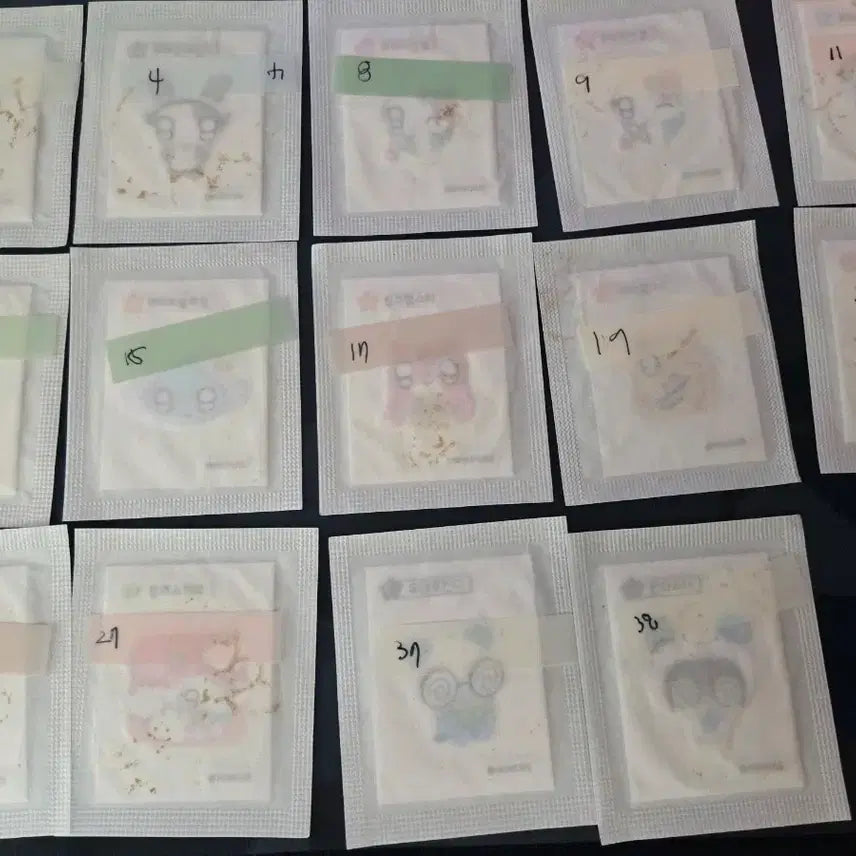 [BUNJANG] Hoohoo Lee 14 Types Bundle Stickers / 후후이 띠부씰 14종 일괄 개별 판매