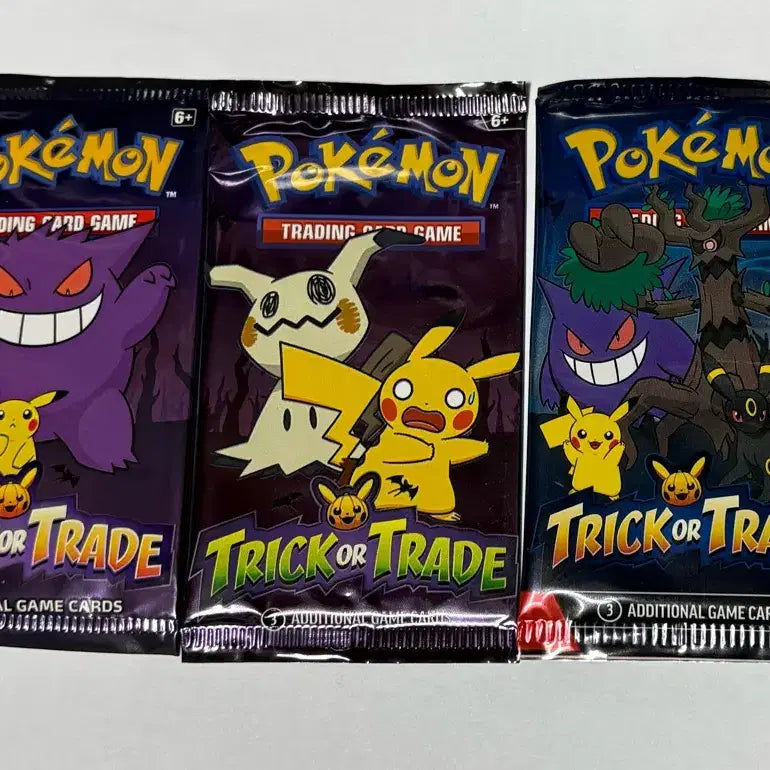 [BUNJANG] Pokemon TCG North America Halloween Booster Packs Set (3 Packs) / 포켓몬스터 북미 2022,2023,2024 세트(3팩) 팔아요
