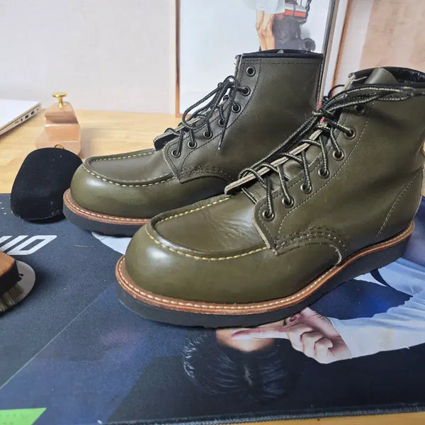 [BUNJANG] Red Wing 8828 Olive Boots / 레드윙 8828