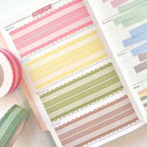 [BUNJANG] Soffyland Cake Washi Tape Set (4 types) / 쏘피랜드 케익마테4종 띵