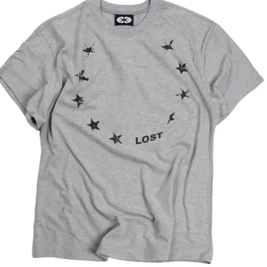 [BUNJANG] ERTR Star Lost T-Shirt Small Fit Grey / 이알티알 스타 로스트 티셔츠 스몰 핏 그레이