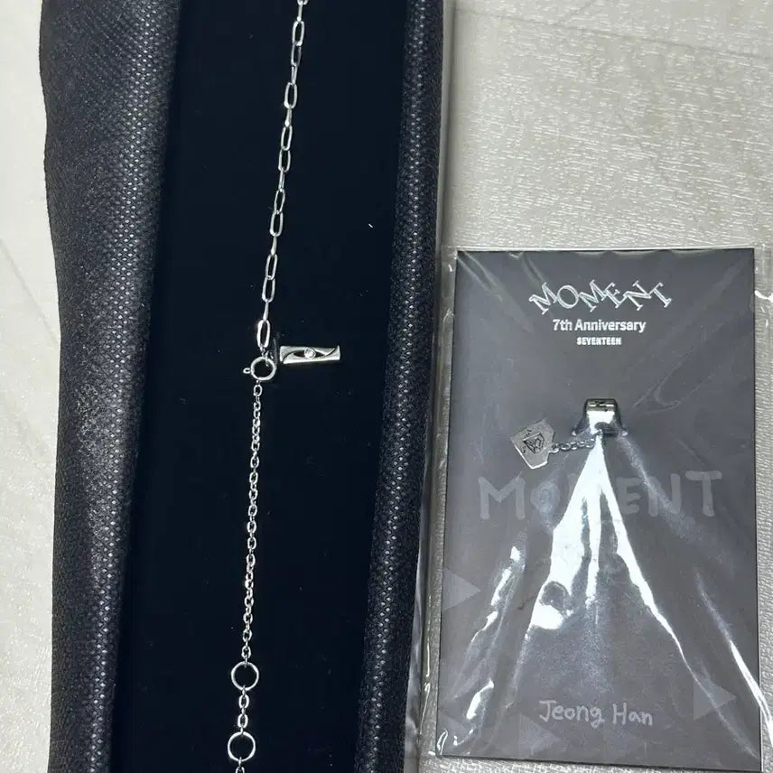 [BUNJANG] SEVENTEEN 7th Anniversary Bracelet & Jeonghan Charm Set / 세븐틴 svt 7주년 기념 팔찌+정한 참
