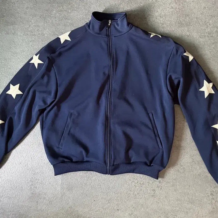 [BUNJANG] Kapital Smooth Jersey Track Jacket Navy / [4] 캐피탈 스무스 저지 트랙 자켓 네이비
