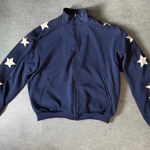 [BUNJANG] Kapital Smooth Jersey Track Jacket Navy / [4] 캐피탈 스무스 저지 트랙 자켓 네이비
