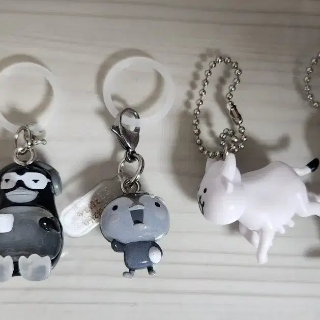 [BUNJANG] Bandai Gashapon City Boy Goat Duck Nyanko Mezushi Keyring / 반다이 가샤폰 가챠 시티보이 염소 오리 냥코 메지루시 키링