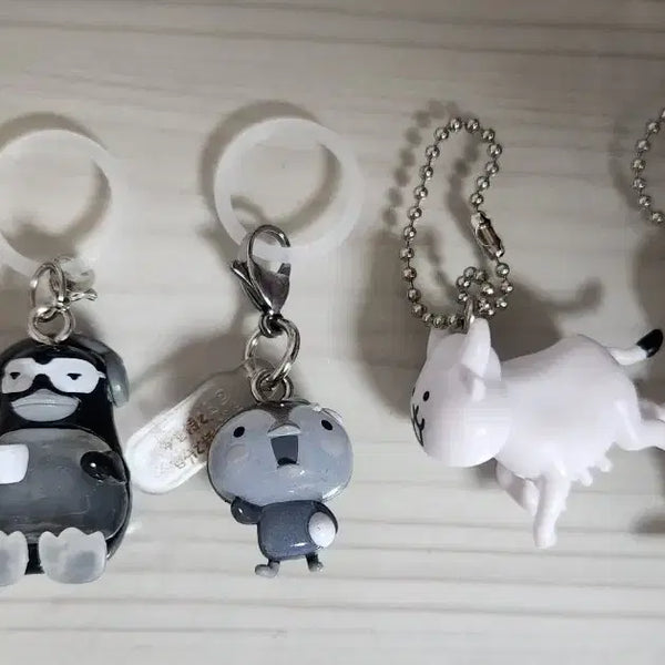 [BUNJANG] Bandai Gashapon City Boy Goat Duck Nyanko Mezushi Keyring / 반다이 가샤폰 가챠 시티보이 염소 오리 냥코 메지루시 키링