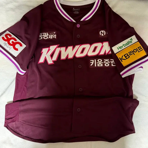 [BUNJANG] Kiwoom Heroes 2025 Season Baseball Jersey / 키움 하어로즈 25 유니폼