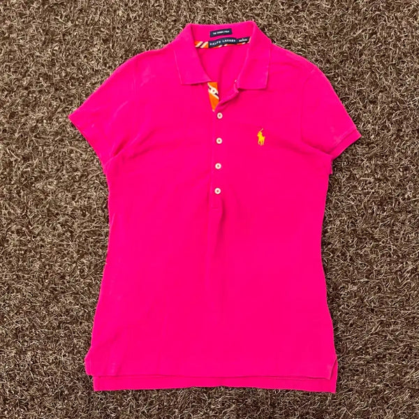 [BUNJANG] Polo Ralph Lauren Pique Pony Collar Short Sleeve T-Shirt / S 폴로 랄프로렌 PK 포니 카라 반팔 티셔츠