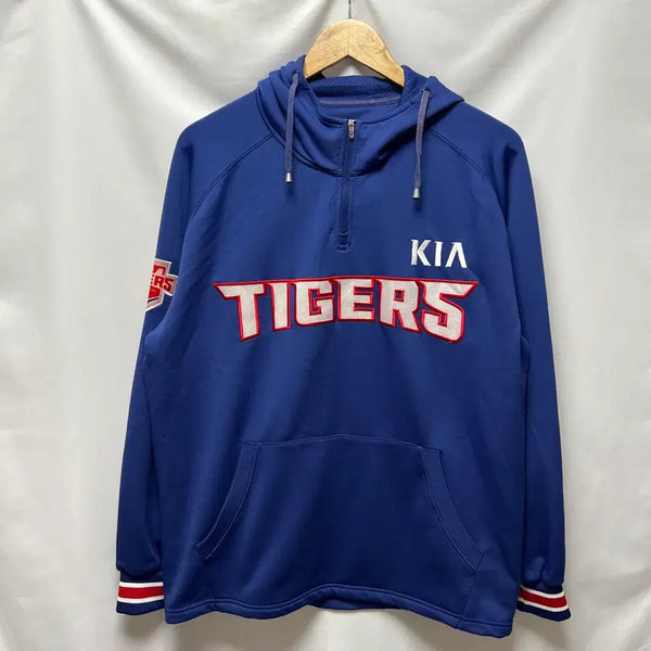 [BUNJANG] Kia Tigers Training Half Zip-Up Training Top (Size 100) / [정품/100] 기아타이거즈 트레이닝 하프 반집업