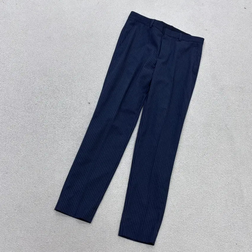 [BUNJANG] Cos Men's Navy Stripe Slacks Pants / EU50 코스 남성 네이비 스트라이프 슬랙스 팬츠 0703E