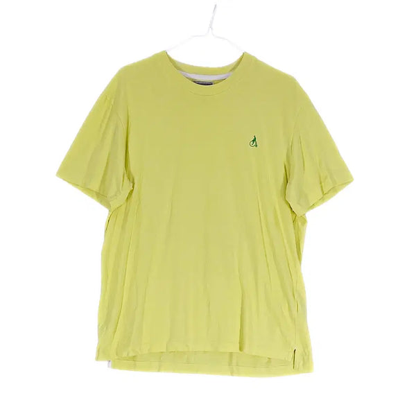 [BUNJANG] Beanpole Men's Casual Short-Sleeve T-Shirt Yellow L (100) / 빈폴 남성 꾸안꾸 반팔티 100 최신상품 옐로우 00636
