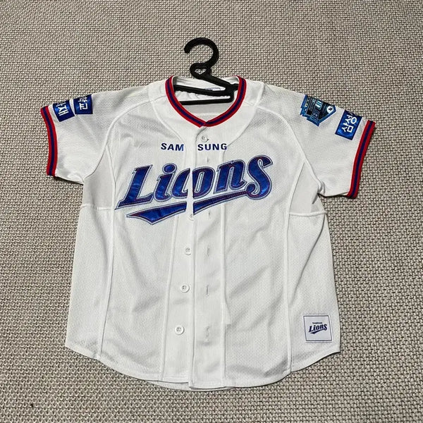 [BUNJANG] Samsung Lions Kim Dong-yeop Baseball Jersey Size 145 / 145 삼성라이온즈 김동엽 유니폼 B.7372