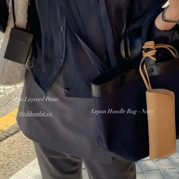 [BUNJANG] Ribbonbit Mia Layered Wrap Pants Skirt / 리본빛 ribbonbit 미아 레이어드 랩 팬츠 스커트