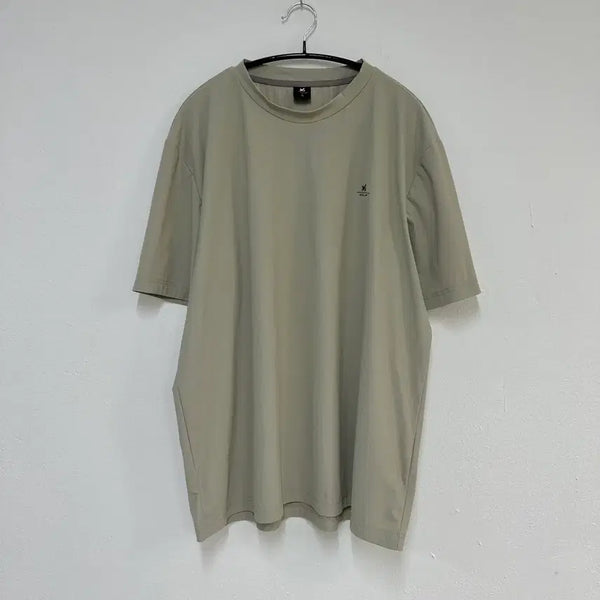 [BUNJANG] Millet Basic Short Sleeve T-shirt Beige / 밀레 골프 베이직 반팔 티셔츠
