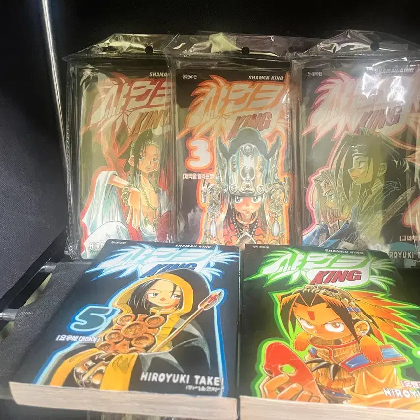 [BUNJANG] Shaman King Vol. 1-5 First Edition Manga Set / 샤먼킹 1 -5권 초판