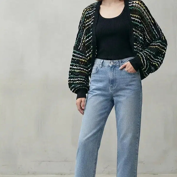 [BUNJANG] SJYP Natural Bolero Cardigan / SJYP 네이그런 볼레로 가디건