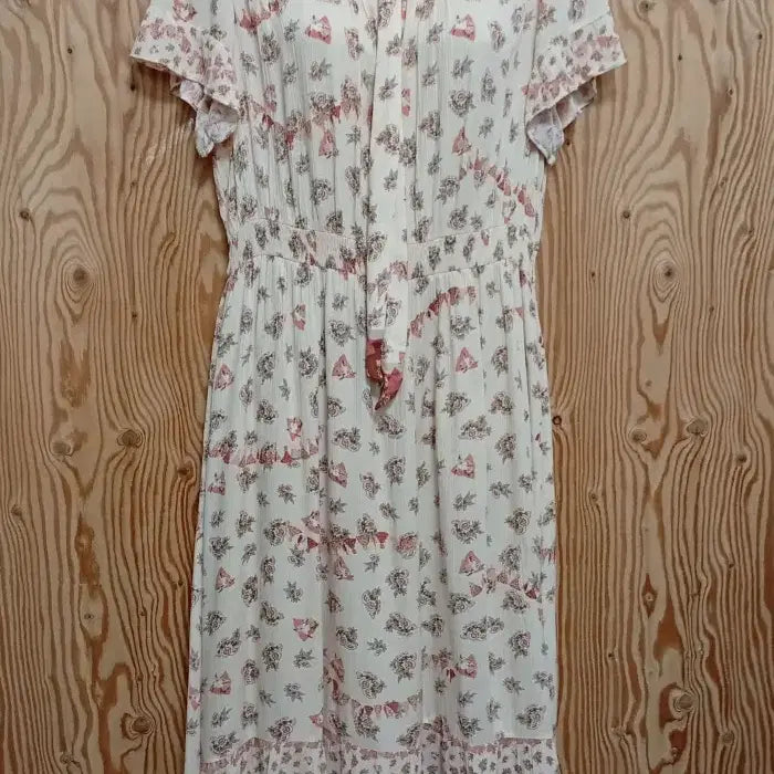 [BUNJANG] Thursday Island Floral Pattern Rayon Dress S / 써스데이아일랜드 플라워 패턴 레이온 원피스 S
