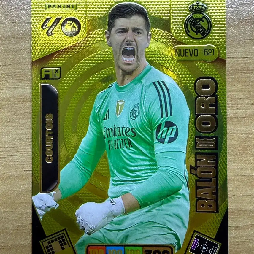 [BUNJANG] Panini Adrenalyn Courtois Ballon d'Or Card / 파니니 아드레날린 쿠르투아 발롱도르 카드