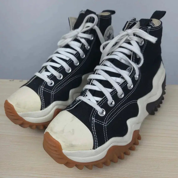 [BUNJANG] Converse Run Star Motion High Top Sneakers (Black, Platform) / 280 컨버스 런스타 모션 하이 블랙 스니커즈 통굽