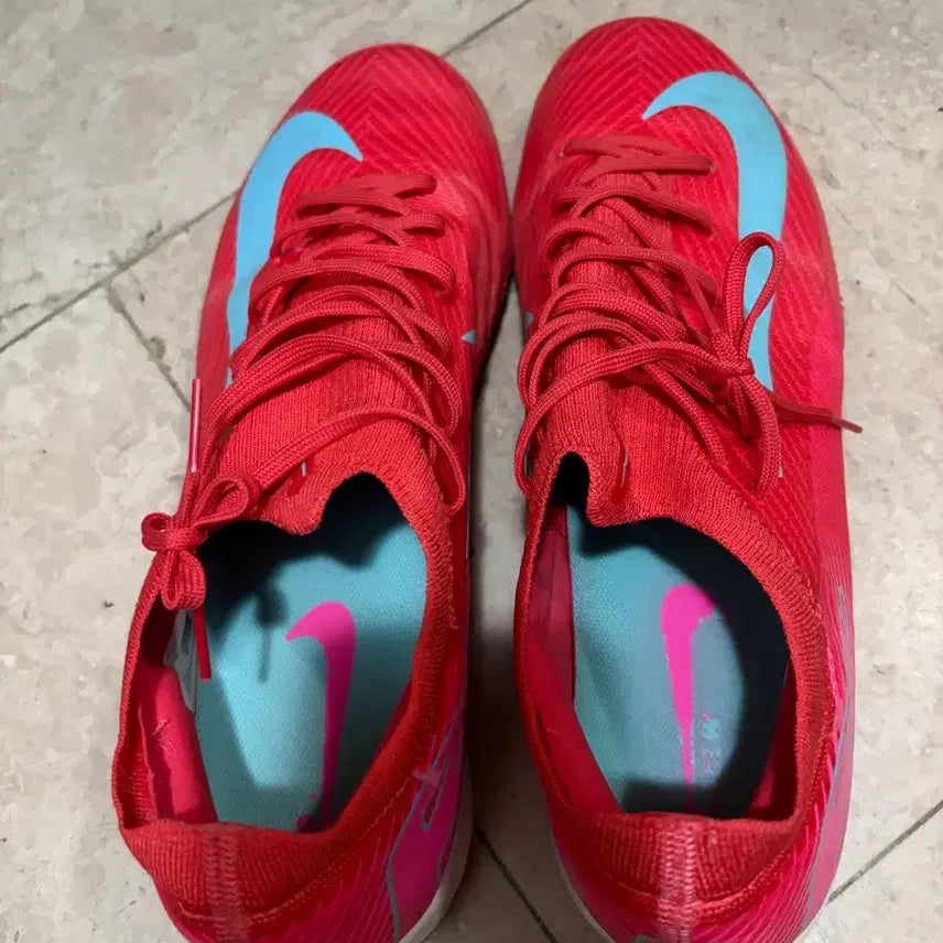 [BUNJANG] Nike Mercurial Vapor 16 Pro TF Soccer Cleats - Red/Blue, Size 280mm / 나이키 머큐리얼 베이퍼 16 프로 TF 280mm